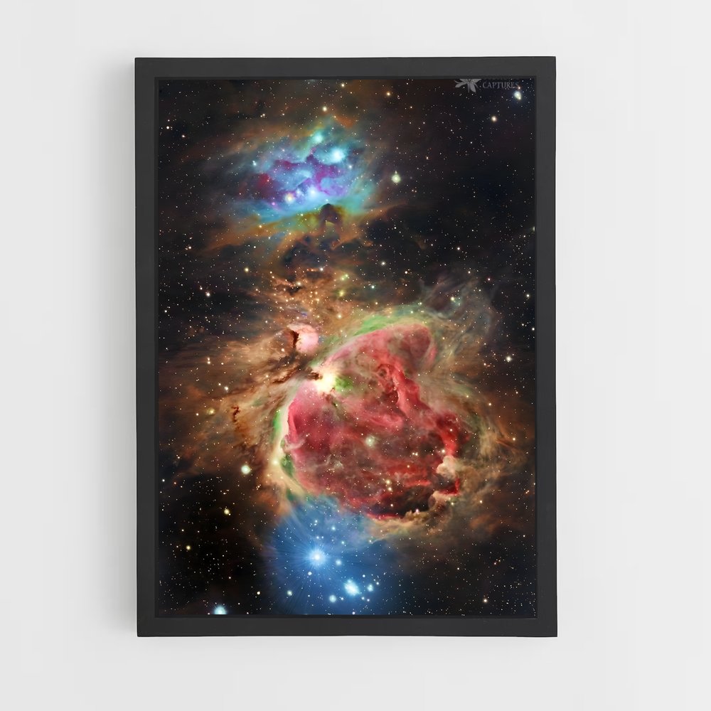 Poster Merveilles d'Orion – affiche Astronomie (vue 2)